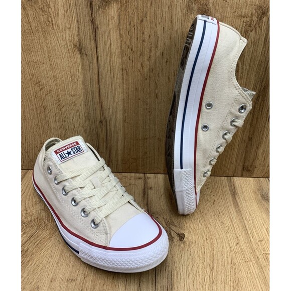 CONVERSE Chuck Taylor ALL STAR OX 159485F Low Top Natural Ivory Sz M6.5 Wm 8.5 - Picture 1 of 14